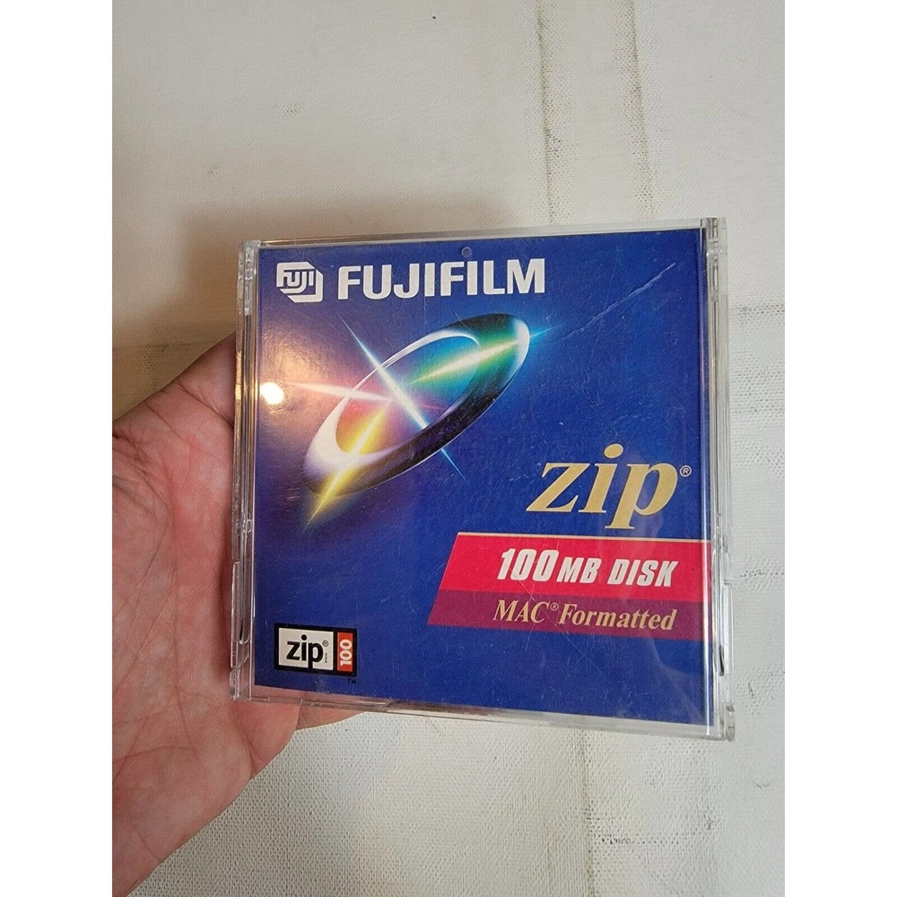 Fujifilm 100 MB Zip Disk MAC Formatted Open Box‎